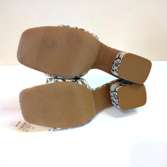 A New Day Women's Diana Slip On Faux-Leather Finish Buckle Mule Heels Size 11 - Picture 5 of 5